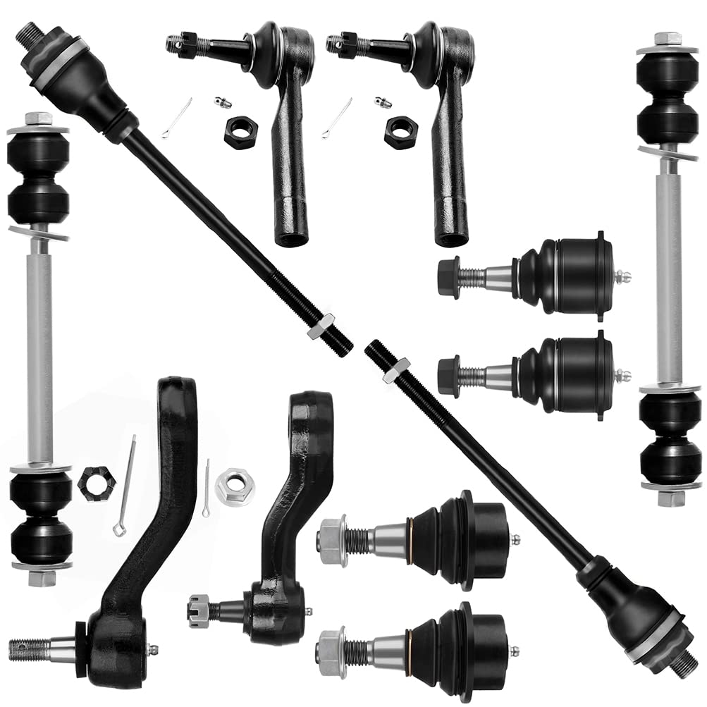 Amazon.com: SCITOO 12Pcs Suspension Kit 2 Inner Tie Rod 2 Outer
